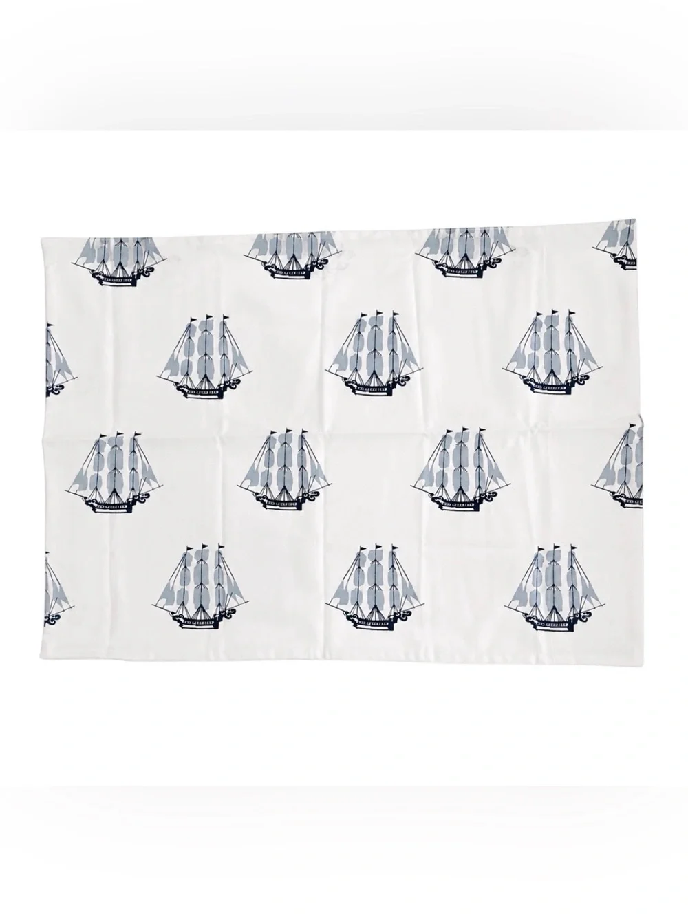NIP RARE Serena and Lily Twin Blue Oceanside Cotton Sateen Sheet Set